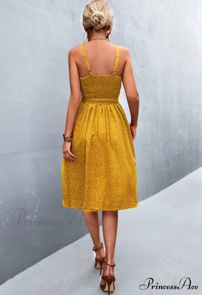 Polka-dot sling dress - Image 5