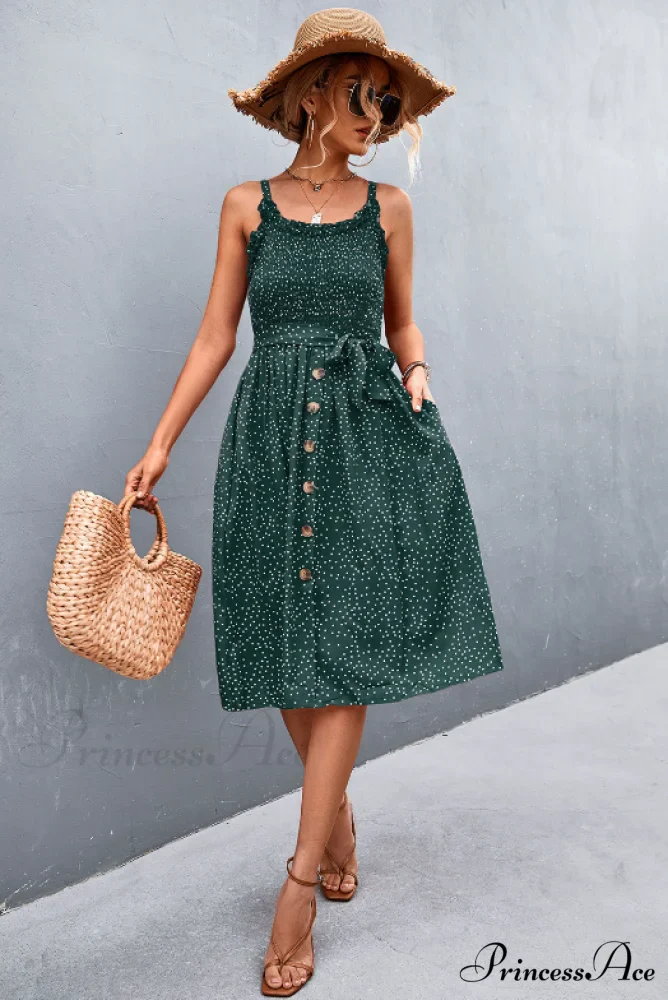 Polka-dot sling dress - Image 6