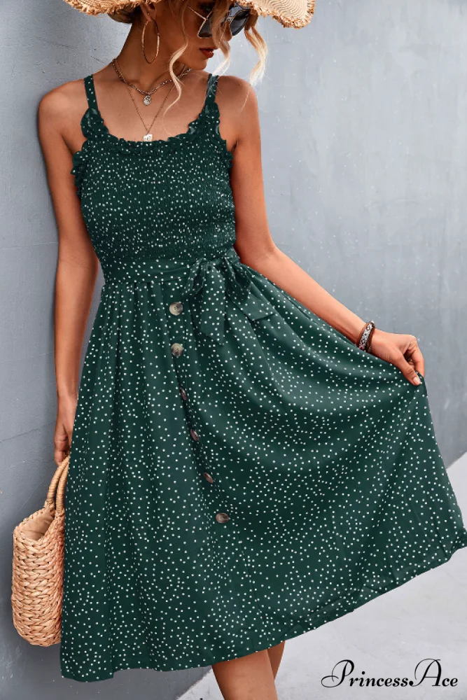 Polka-dot sling dress - Image 7