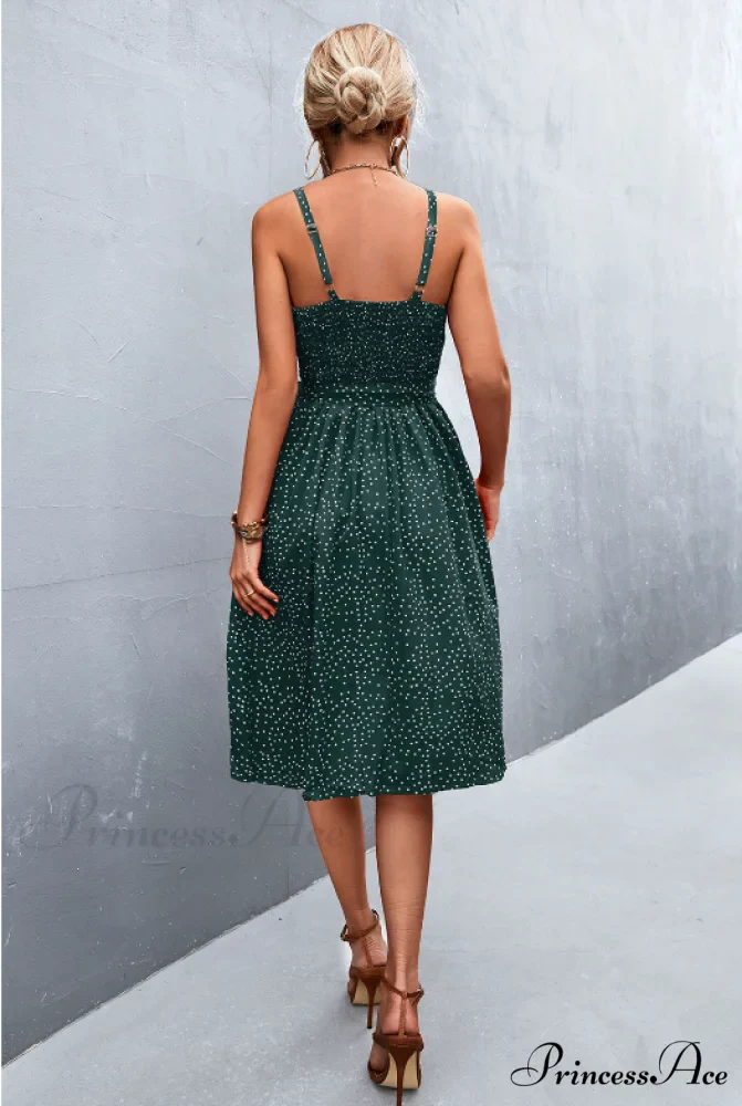 Polka-dot sling dress - Image 8