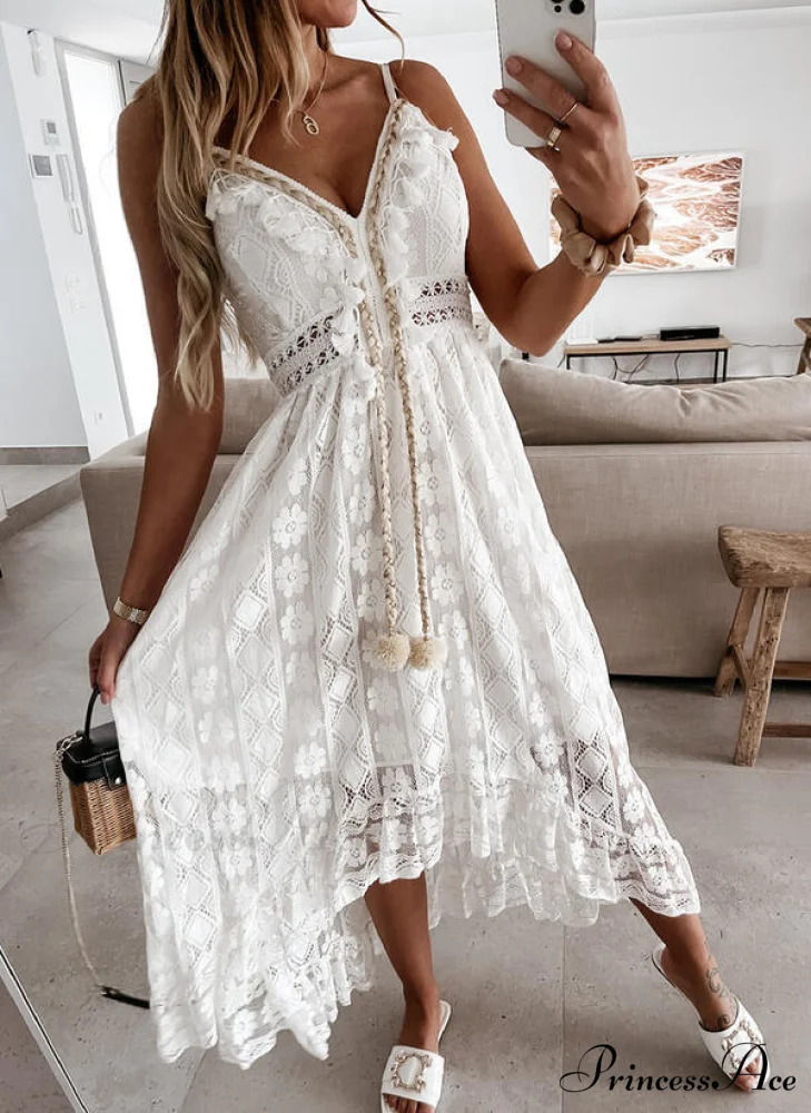 Seaside Breeze Embroidered Maxi Dress - Image 3