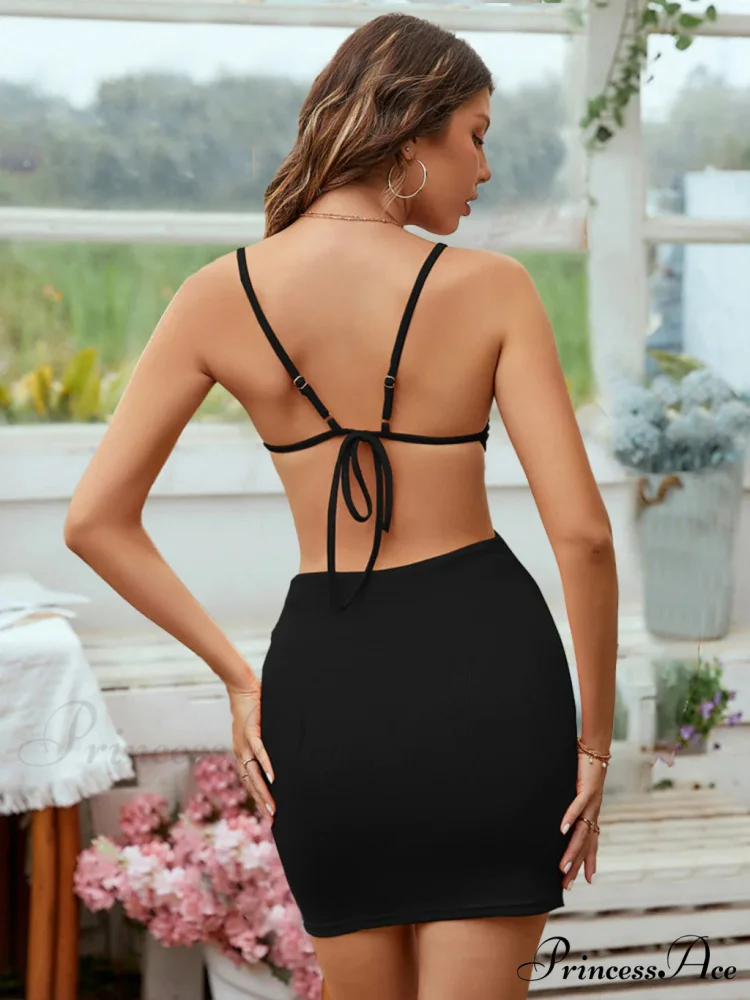 OPENWORK STRAPS DRESS - Image 6