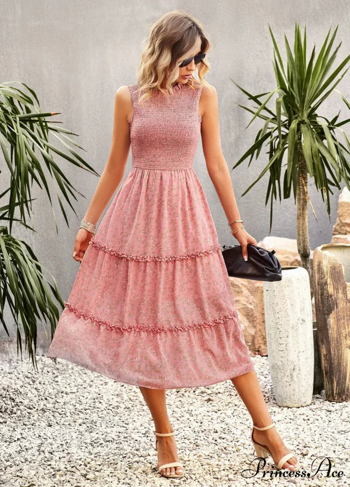 WOMEN PRINT SLEEVE DRESS - Image 2