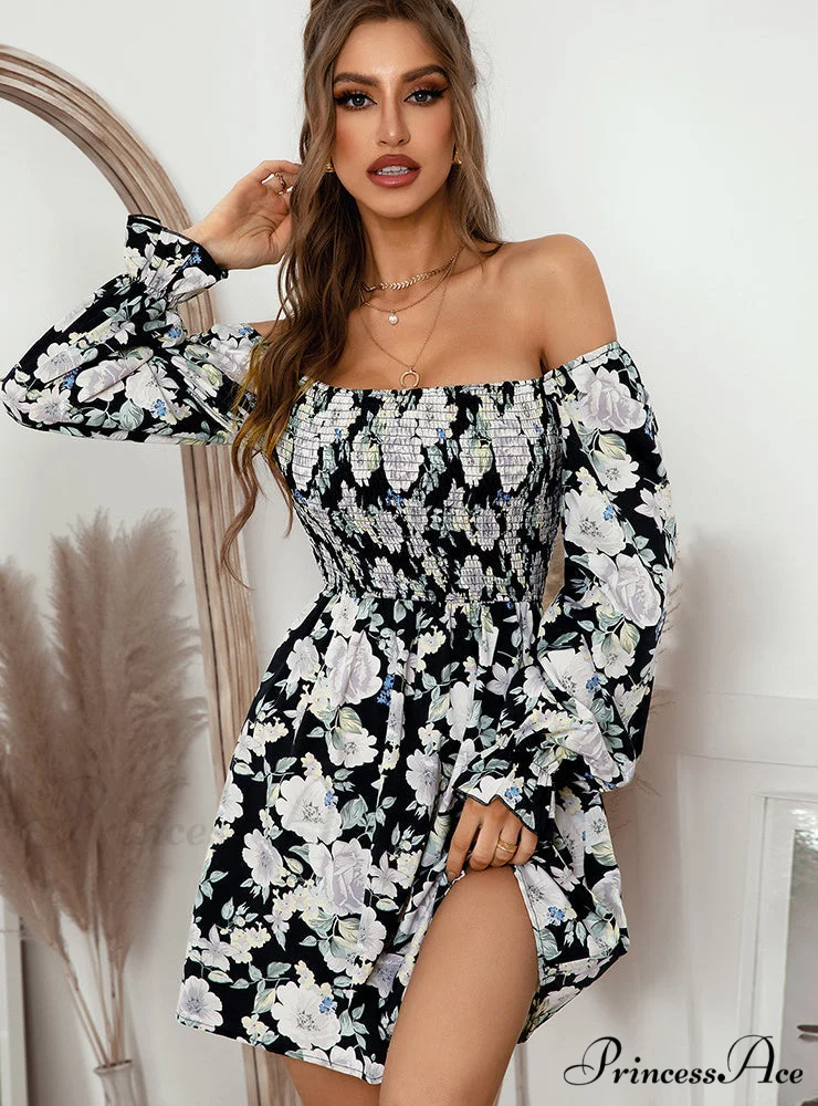 Leaf Print Sleeveless Midi Dress - Image 4