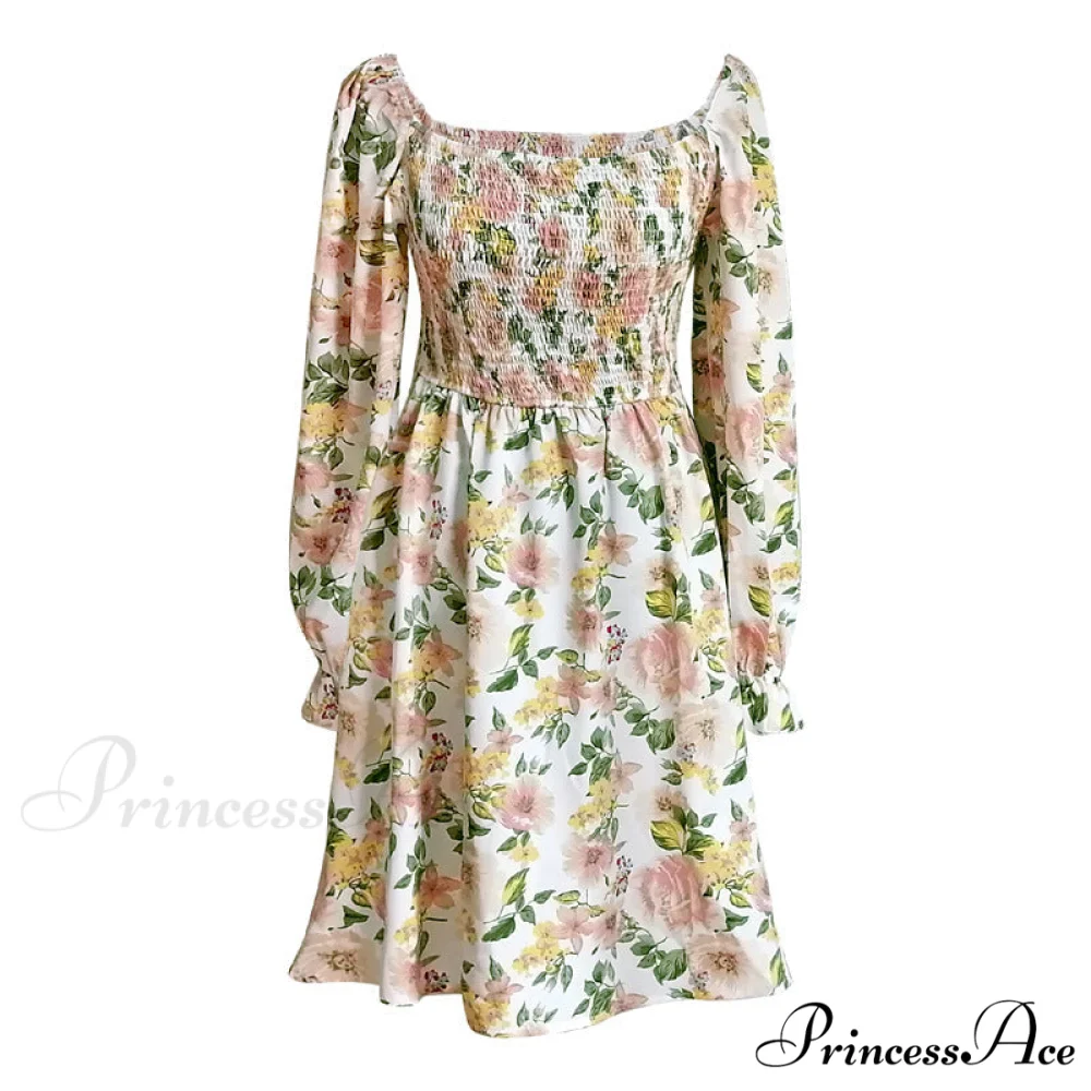 Leaf Print Sleeveless Midi Dress - Image 6