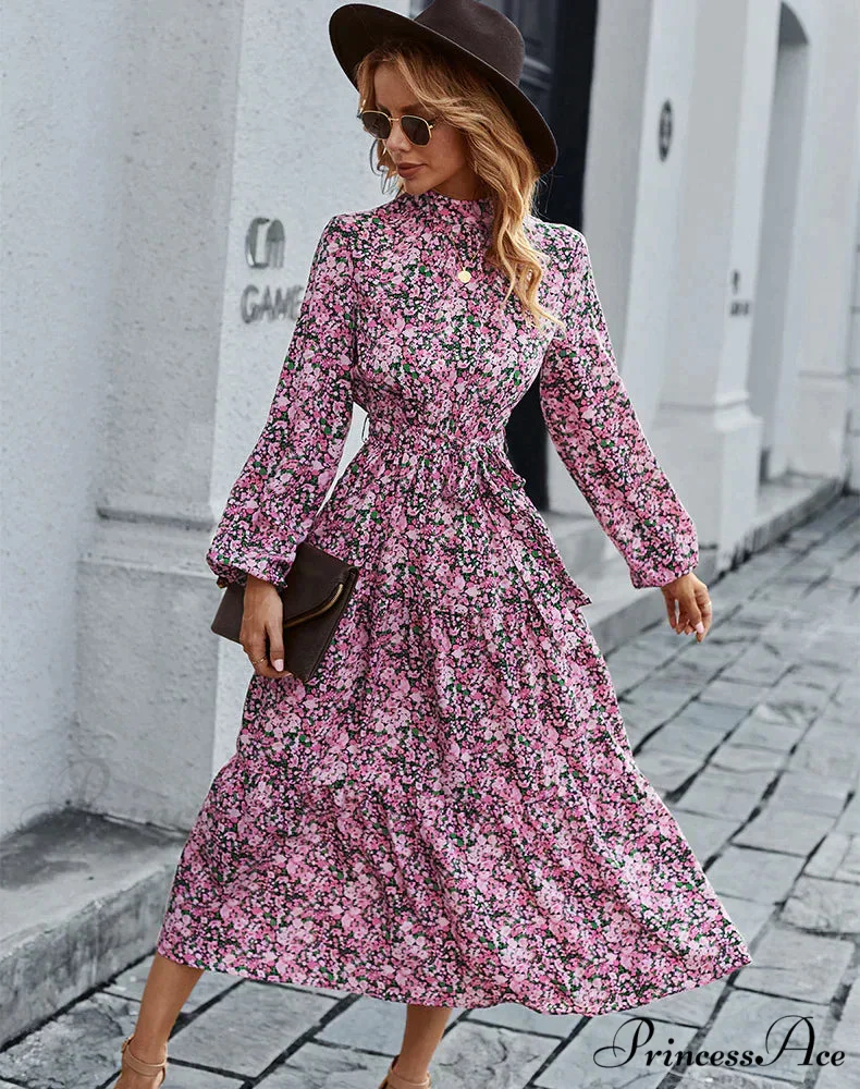 Bohemian Casual Dress with Print - Image 3