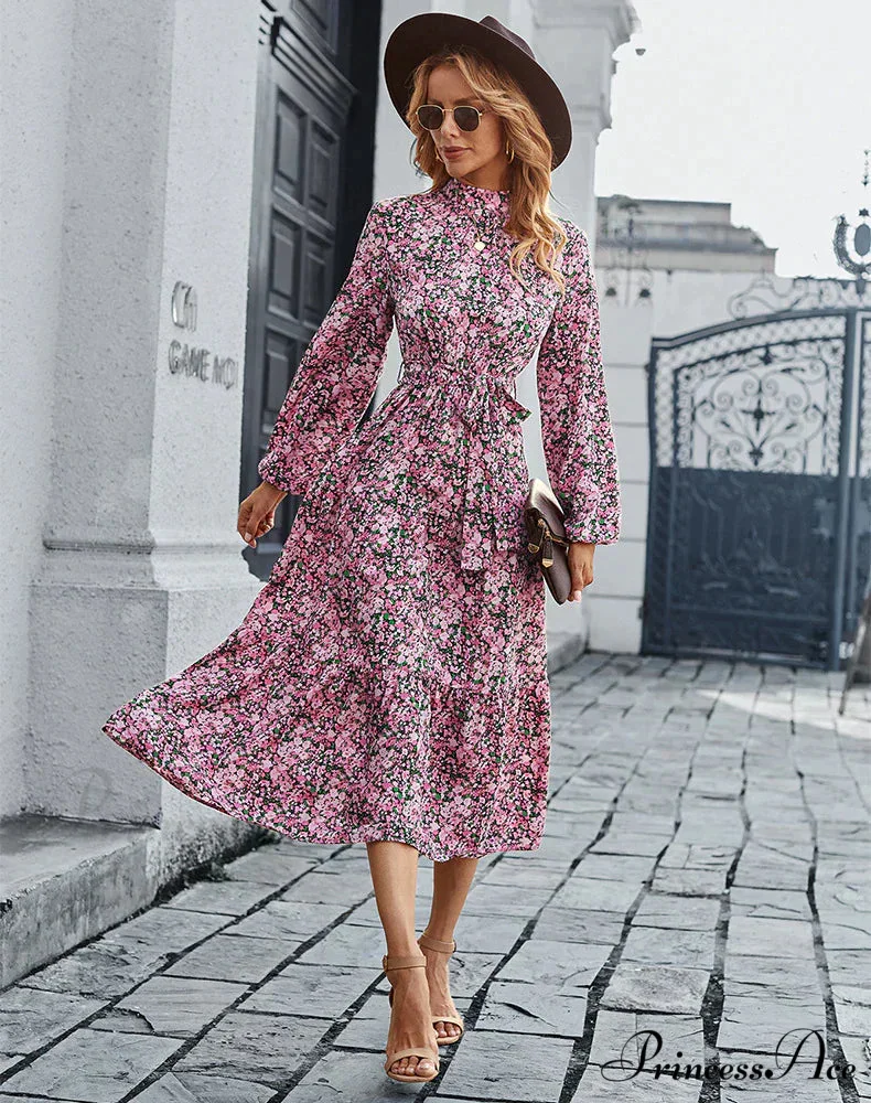 Bohemian Casual Dress with Print - Image 4