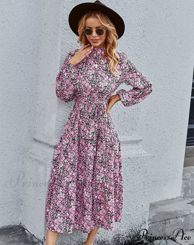 Bohemian Casual Dress with Print - Image 5