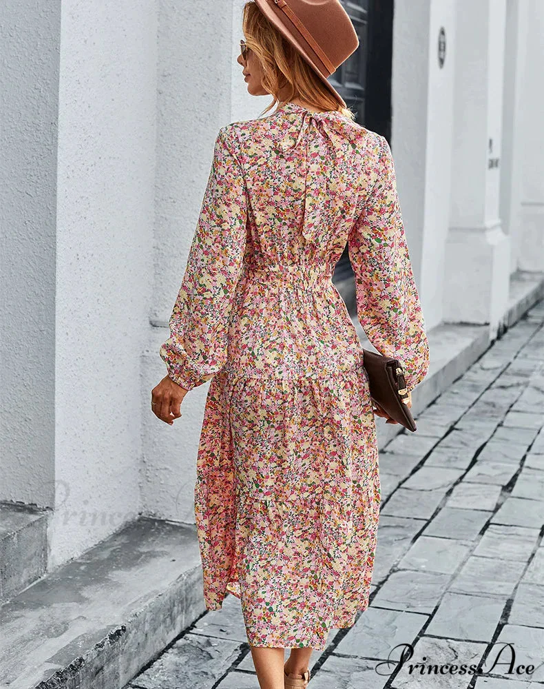 Bohemian Casual Dress with Print - Image 7