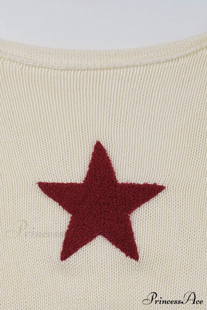 Pentagram Jacquard Crimping Jumper - Image 5