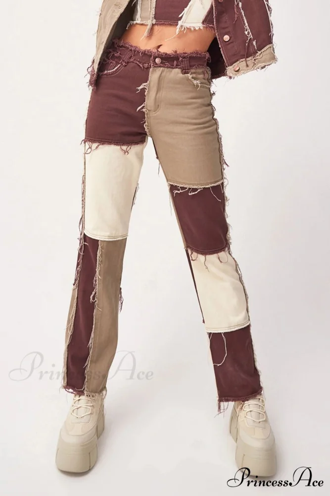 Straight-leg Jeans with Panels - Image 4