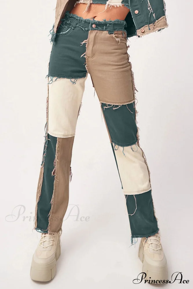 Straight-leg Jeans with Panels - Image 5