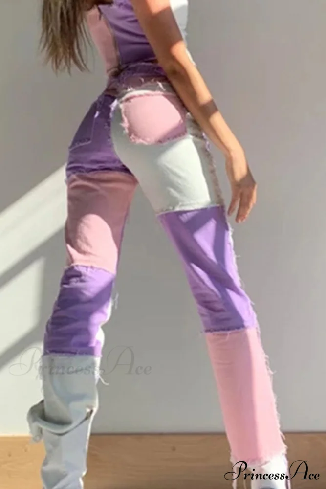 Straight-leg Jeans with Panels - Image 7
