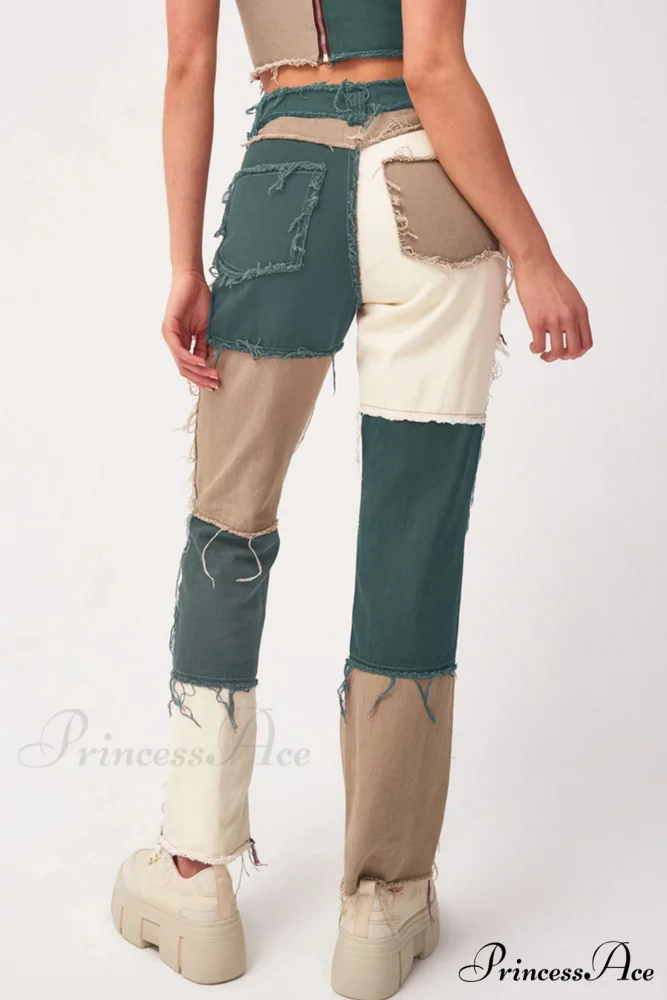 Straight-leg Jeans with Panels - Image 8