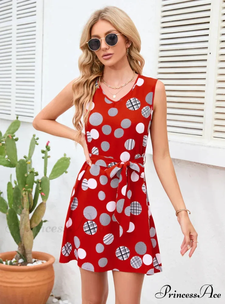 Vintage Polka-Dot Party Dress - Image 2