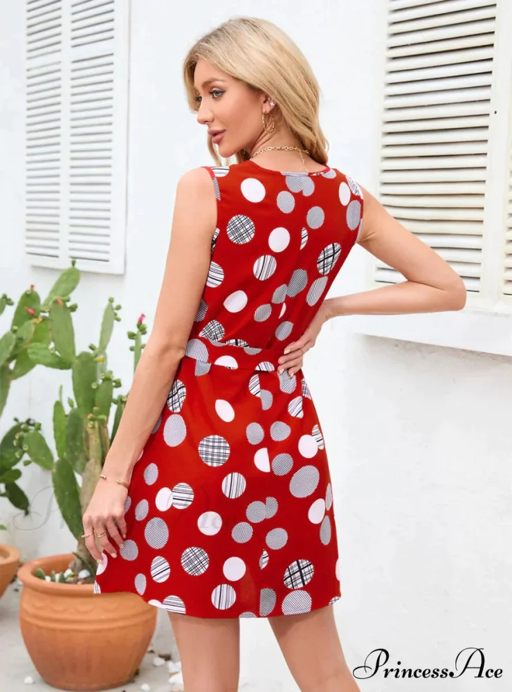 Vintage Polka-Dot Party Dress - Image 3