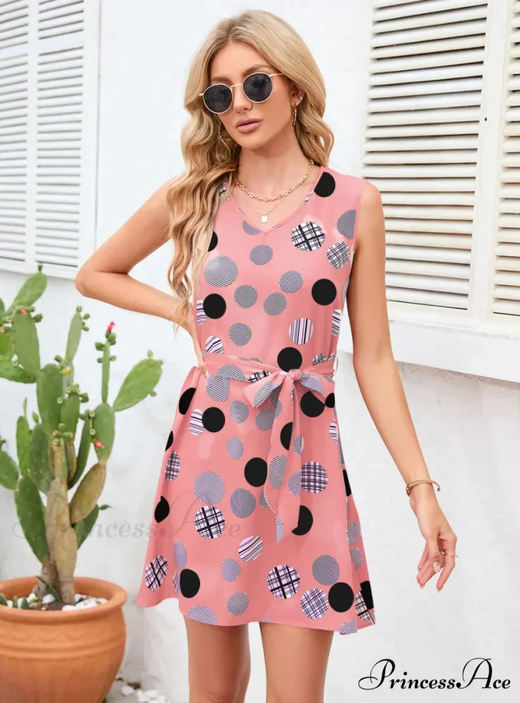 Vintage Polka-Dot Party Dress - Image 5