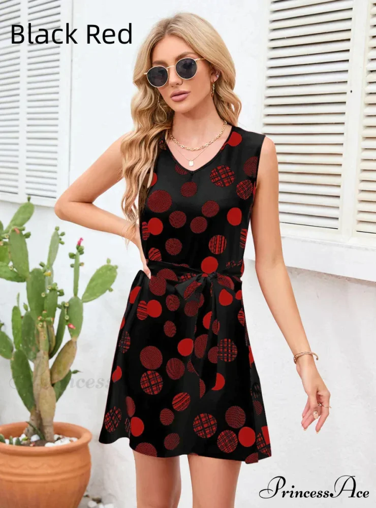 Vintage Polka-Dot Party Dress - Image 7