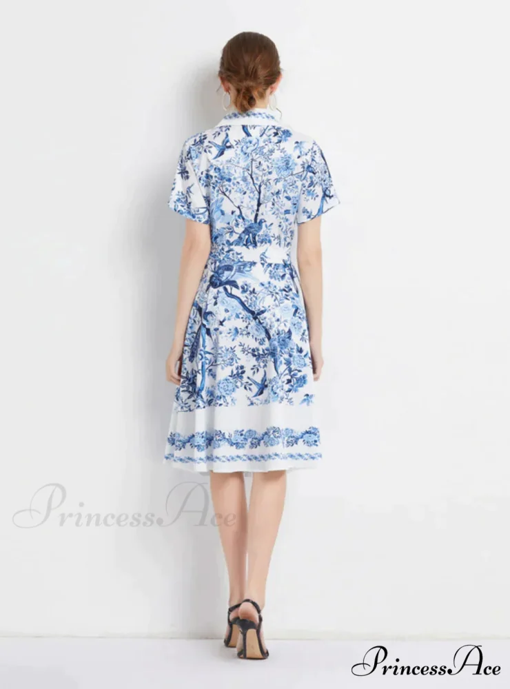 Slim-Fit Short-Sleeved Dress - Image 3
