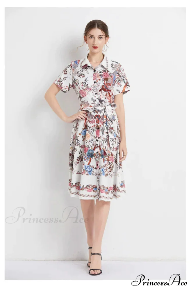 Slim-Fit Short-Sleeved Dress - Image 4