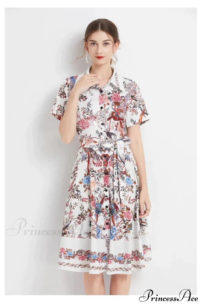 Slim-Fit Short-Sleeved Dress - Image 5