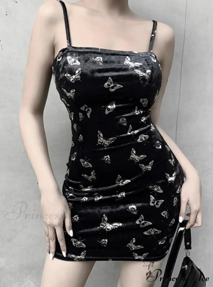 Backless Off Shoulder Dress with Spaghetti Straps - Image 2
