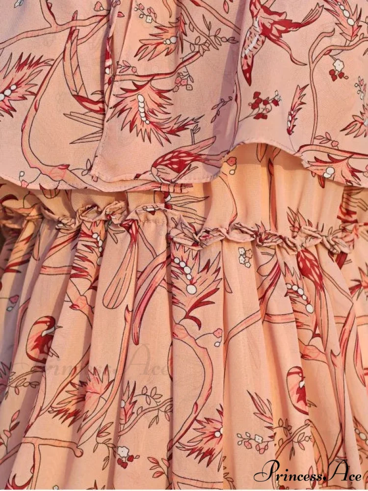 Off The Shoulder Floral Maxi Dress for the Beach - Image 5