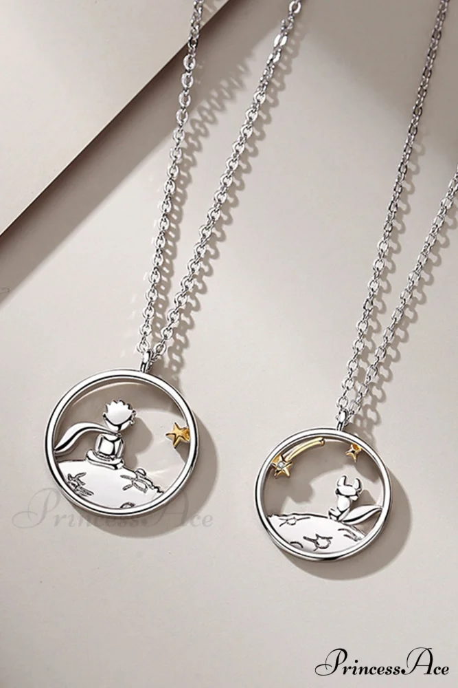 Little Prince & Fox Couple Necklace - Image 4