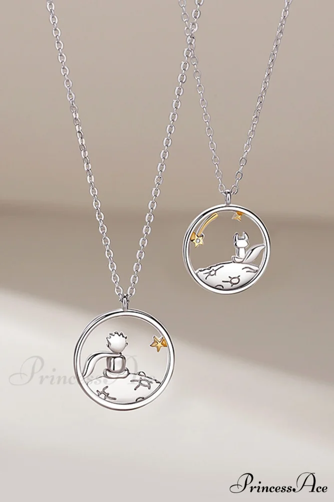 Little Prince & Fox Couple Necklace - Image 5