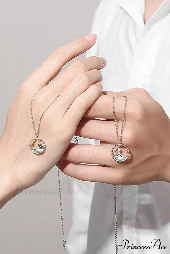 Little Prince & Fox Couple Necklace - Image 6