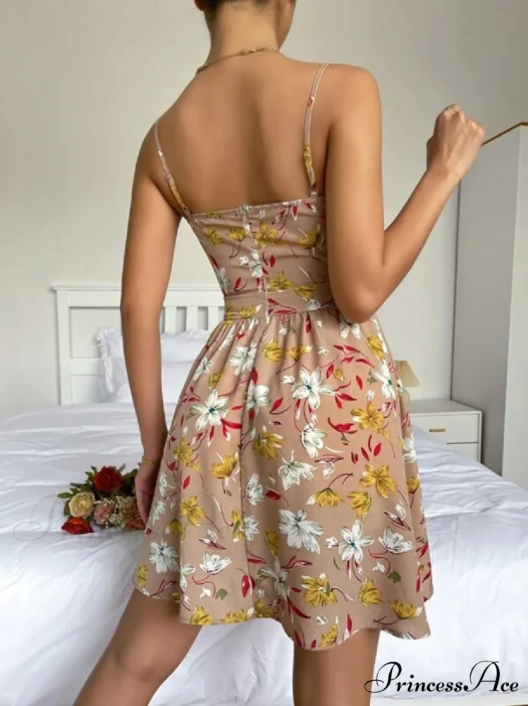 Sleeveless V-Neck Backless Mini Dress for Summer Parties - Image 6