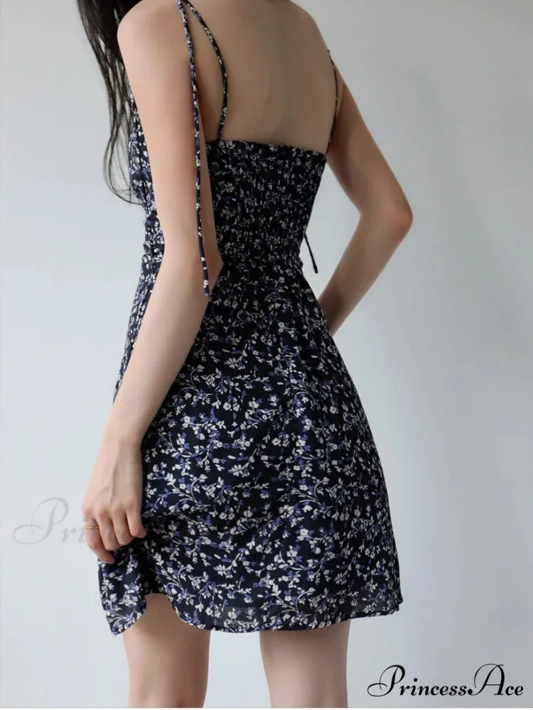 Black Short Sleeve Mini Dress - Image 3