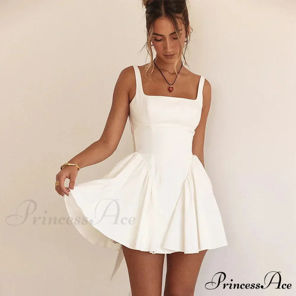 Sexy Backless Bow Mini Dress - Image 3