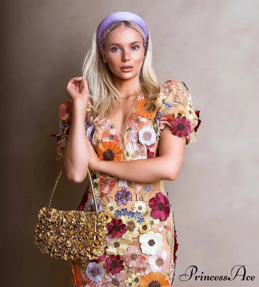 Ruffles Colorful Sling Mini Dress - Image 2
