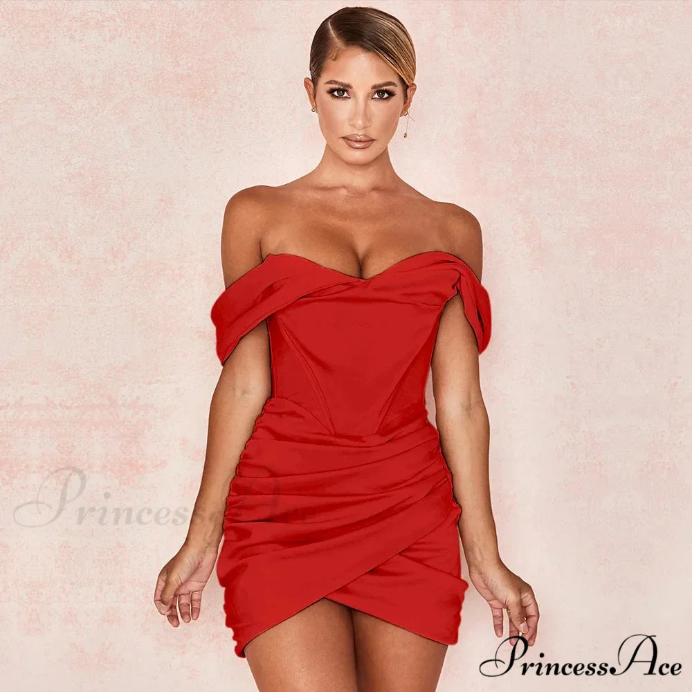 Ruched Corset Women's Mini Dress - Image 7