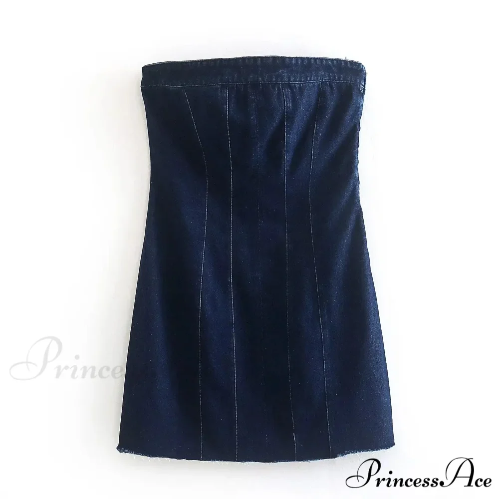 Backless Strapless Sleeveless Sexy Bodycon Mini Dress - Image 8