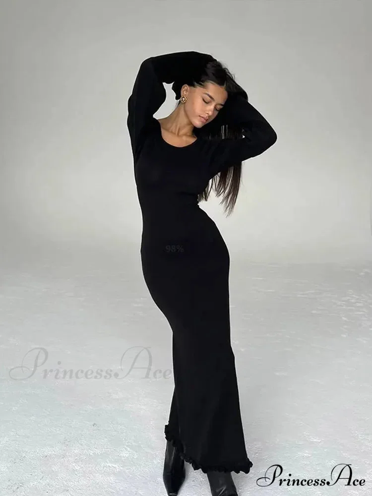 Solid Cotton Maxi Dress - Image 5
