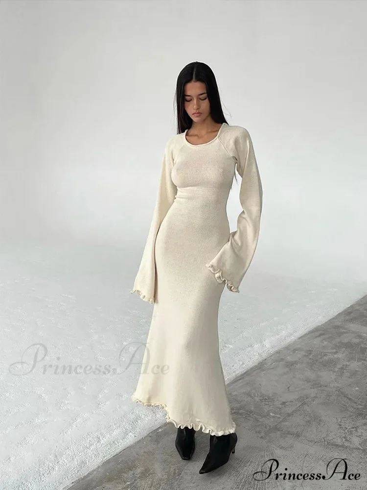 Solid Cotton Maxi Dress - Image 6