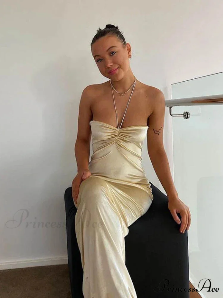 Ruched Off Shoulder Maxi Dress - Image 2