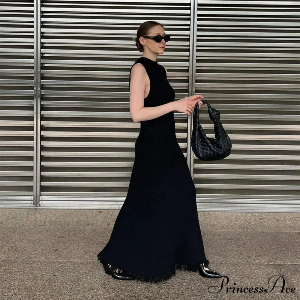 Ruffles Backless Maxi Dress - Image 6