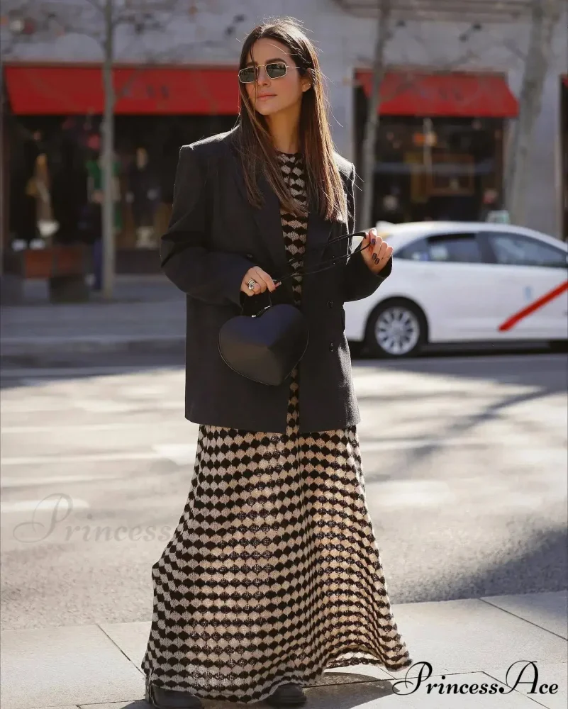 V Neck Plunge Maxi Dress - Image 6