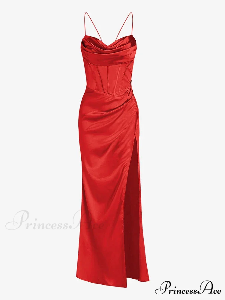 Shoulder Bandage Top Skirt Co-ords Maxi Dress - Image 6