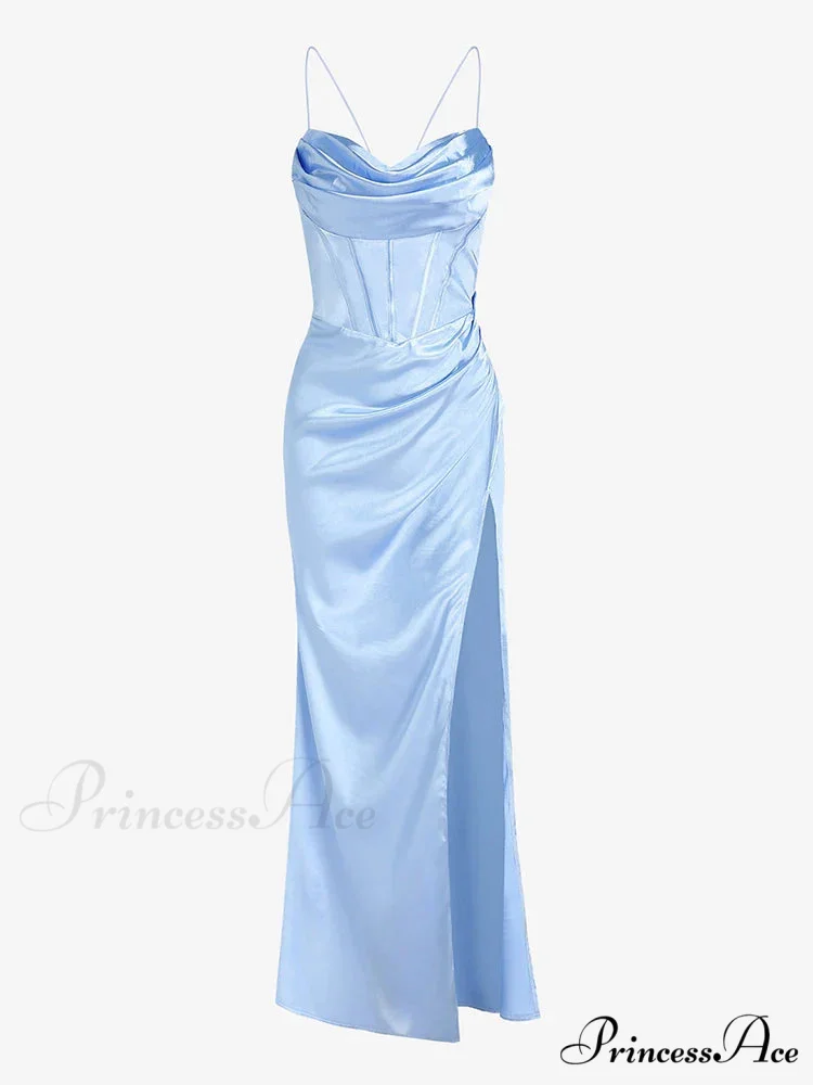 Shoulder Bandage Top Skirt Co-ords Maxi Dress - Image 7