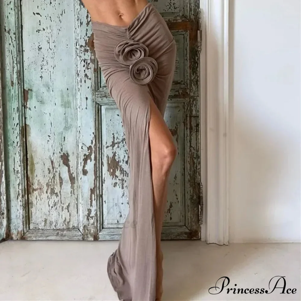 Cowl Front Lace Up Corset Maxi Dress - Image 2