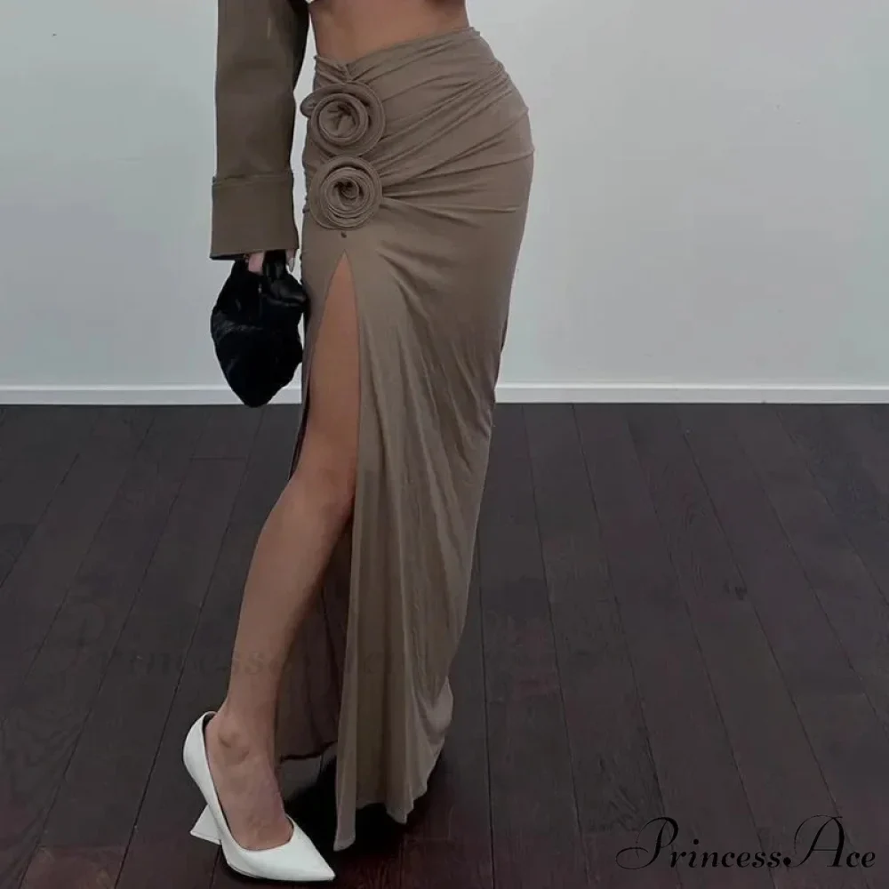 Cowl Front Lace Up Corset Maxi Dress - Image 4