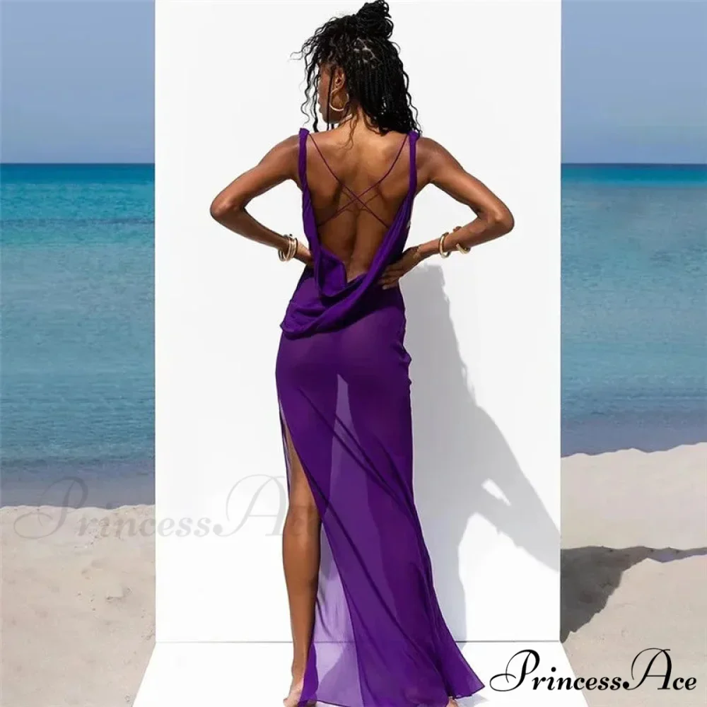 Holiday Beachwear Maxi Dress - Image 5