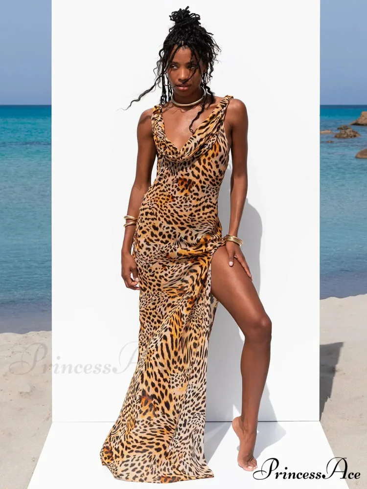 Holiday Beachwear Maxi Dress - Image 7