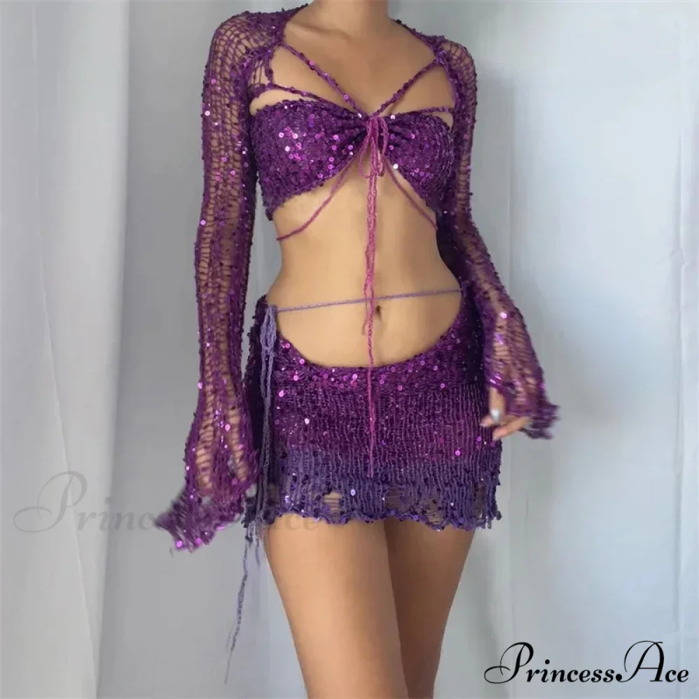 Beaded Sweater Maxi Dress - Image 13