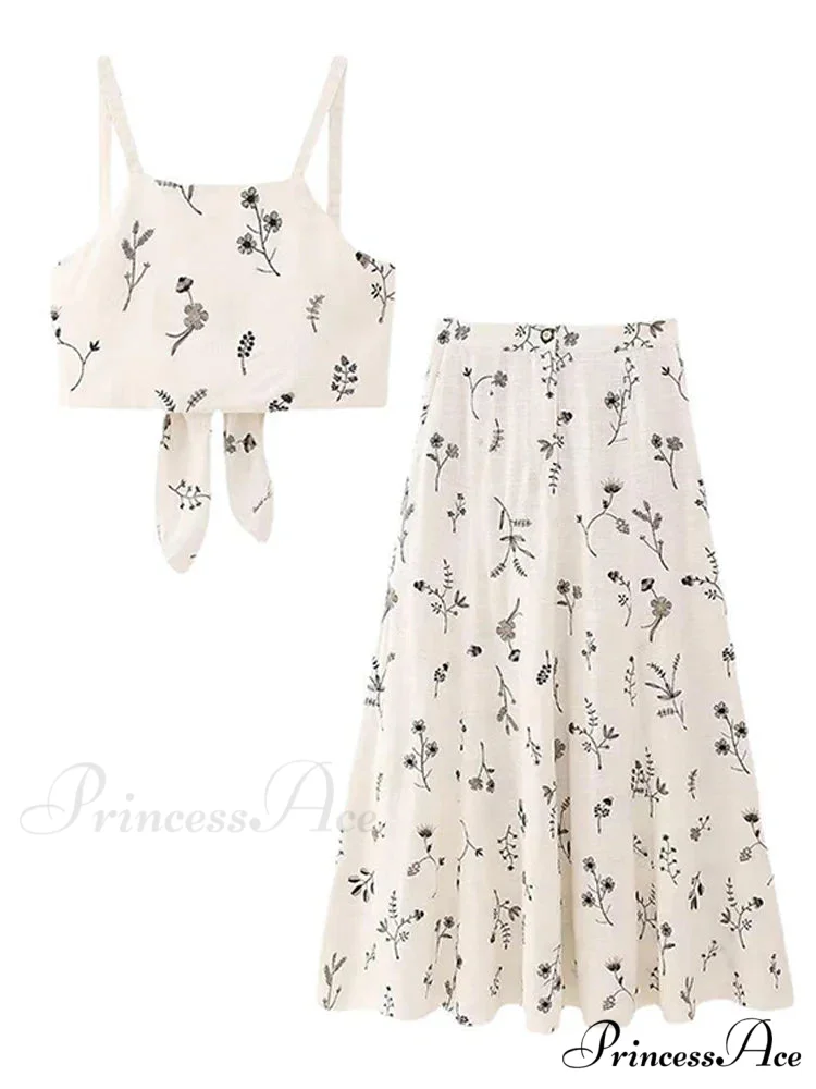 Embroidery Strap Maxi Dress - Image 4
