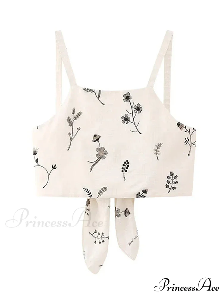 Embroidery Strap Maxi Dress - Image 6